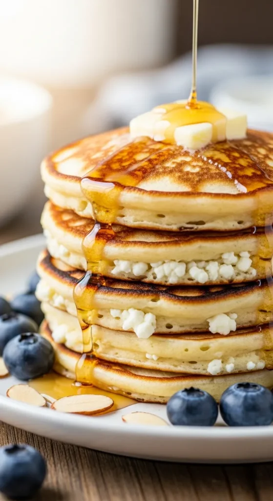 Healthy Low-Carb Cottage Cheese Pancakes