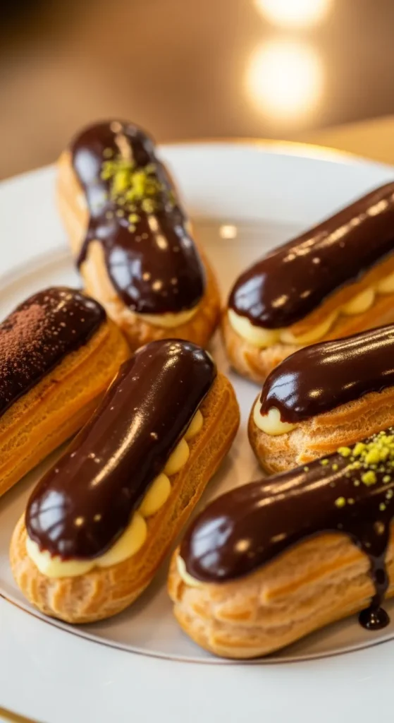Heavenly Chocolate Eclairs