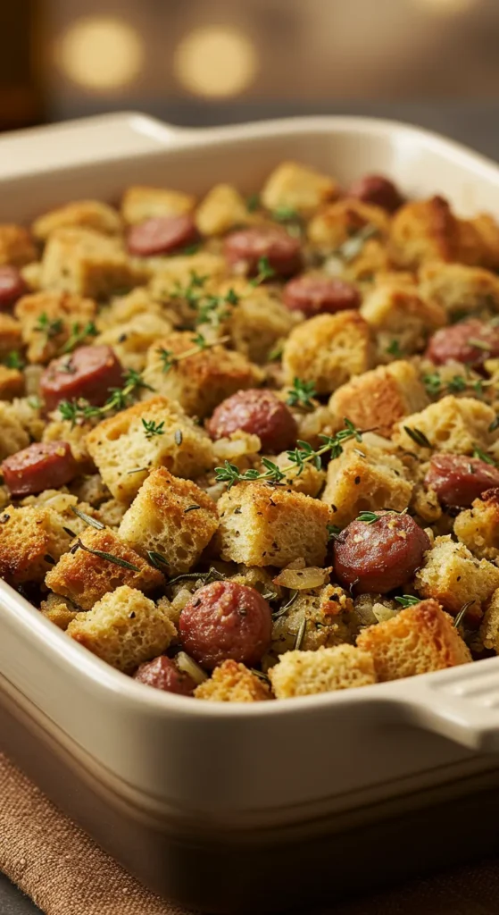 Herb Stuffing with Sausage