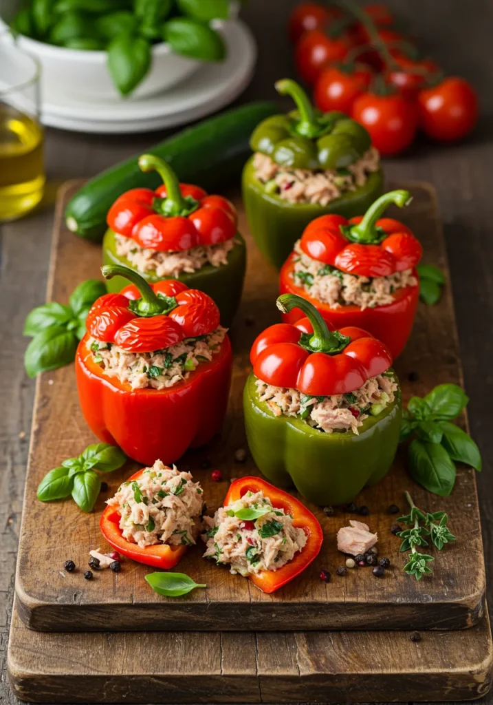 Irresistible Tuna Stuffed Peppers Recipe
