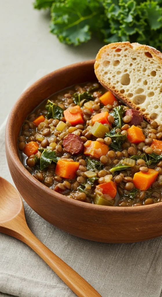 Lentil and Kale Harvest Stew