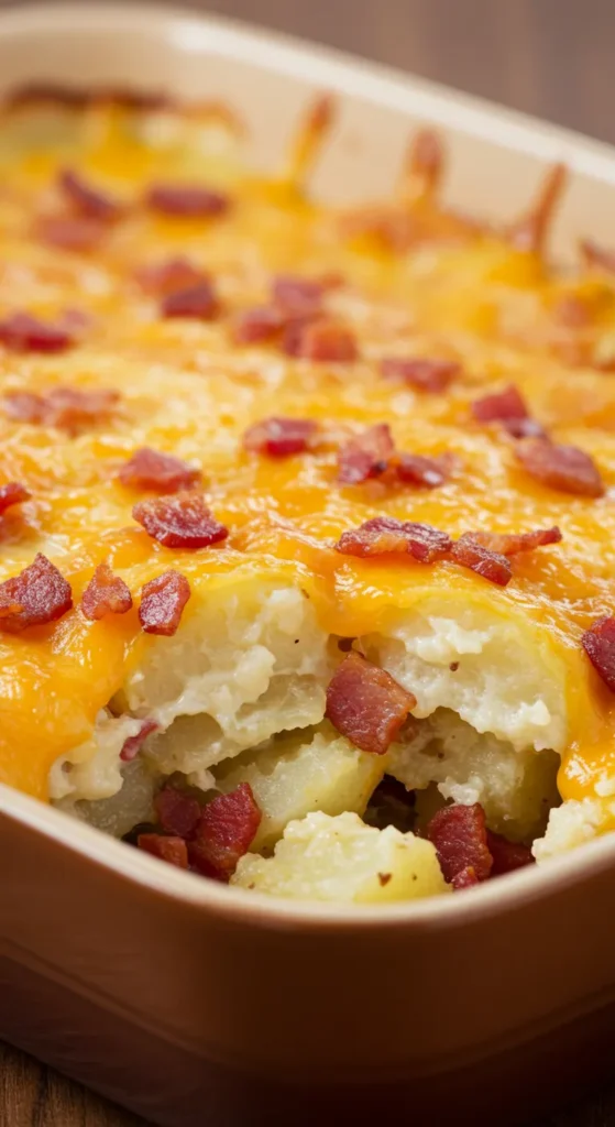 Loaded Potato & Bacon Casserole