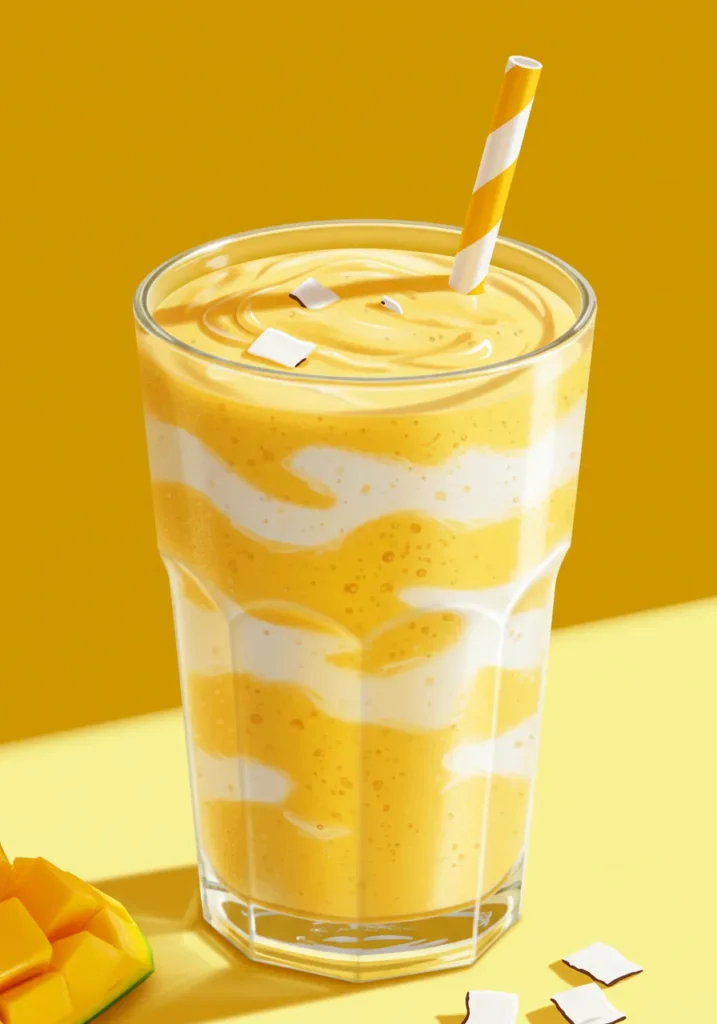 Mango Coconut Panna Cotta Recipe