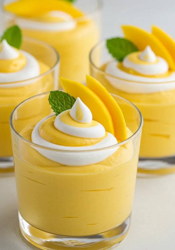 Mango Mousse Cups Recipe