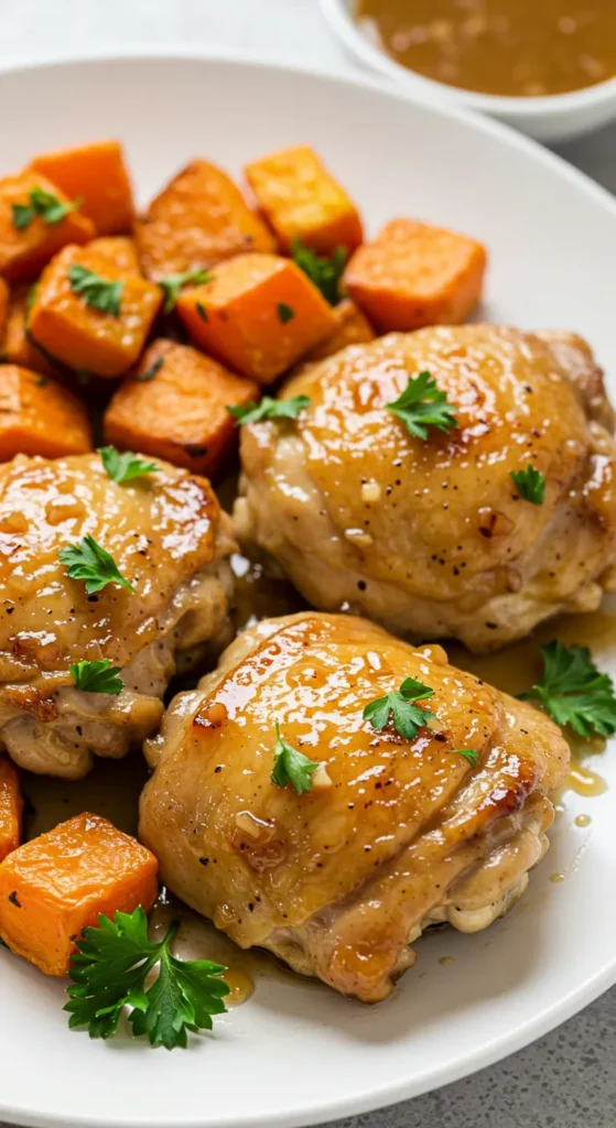 Maple Dijon Chicken Thighs