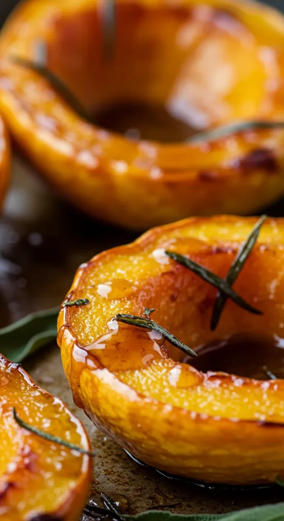 Maple Glazed Delicata Squash