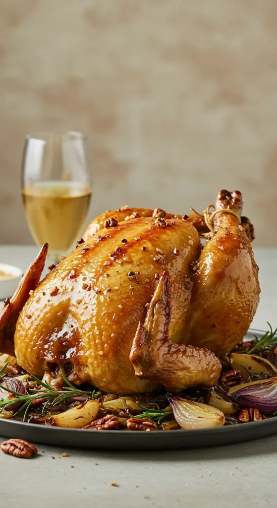 Maple-Glazed Roast Chicken