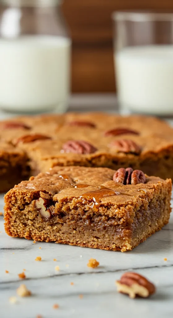 Maple Pecan Blondies