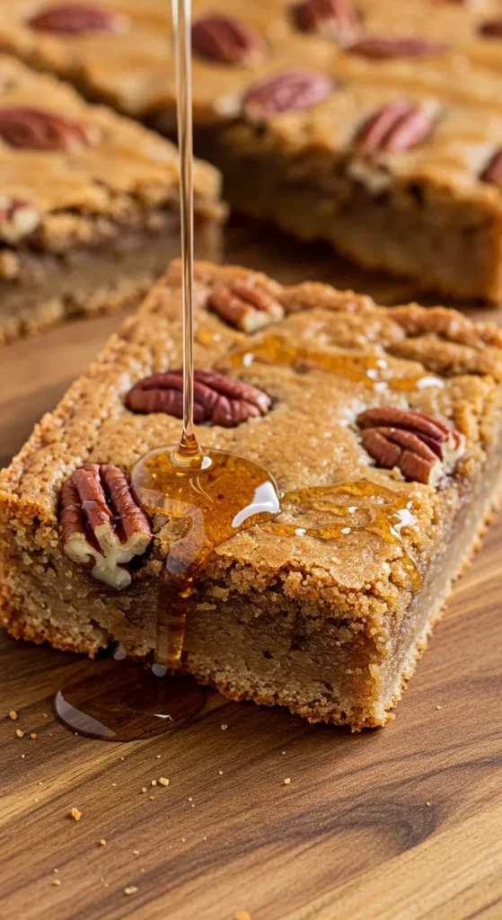 Maple Pecan Blondies