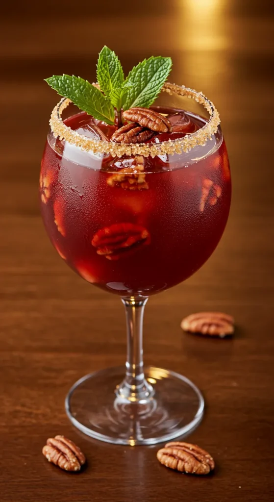 Maple Pecan Bourbon Sangria