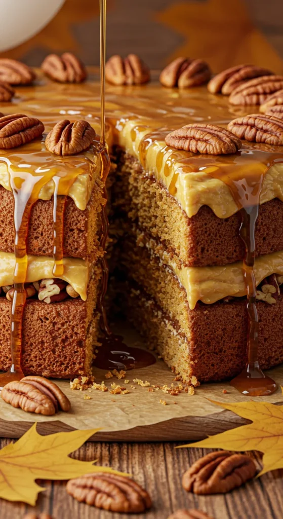 Maple Pecan Cake