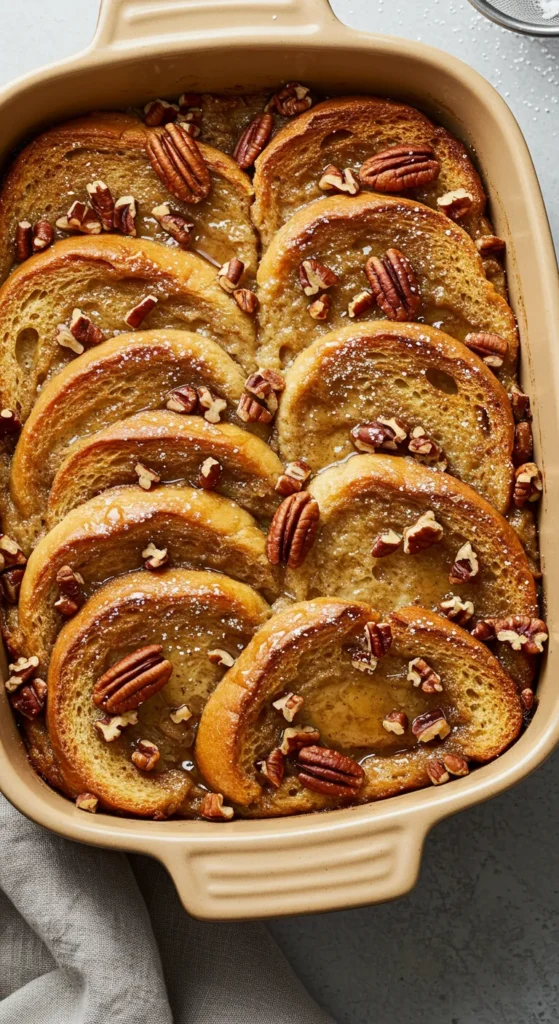 Maple Pecan French Toast Bake