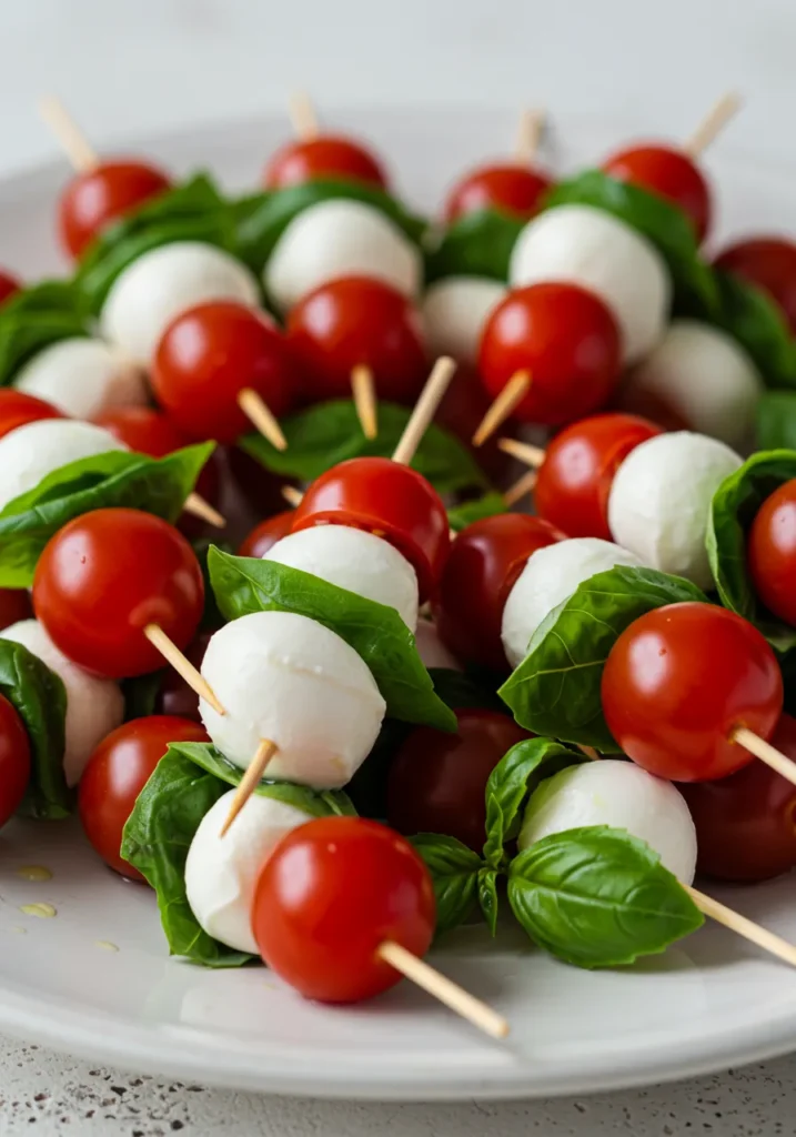 Mini Caprese Skewers