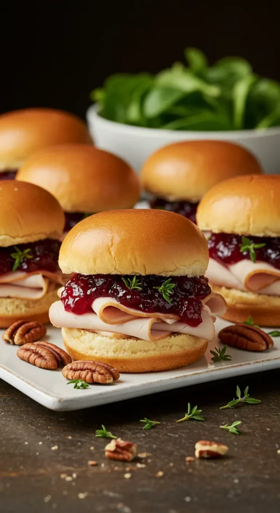 Mini Turkey & Cranberry Sliders