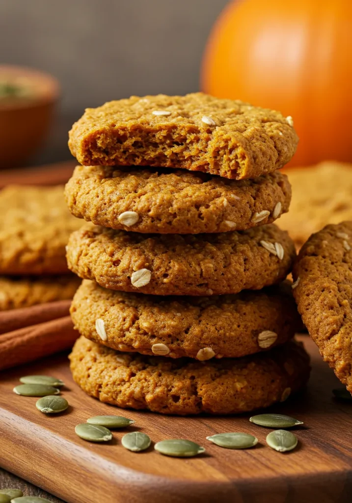 Moist Pumpkin Oat Cookies Recipe