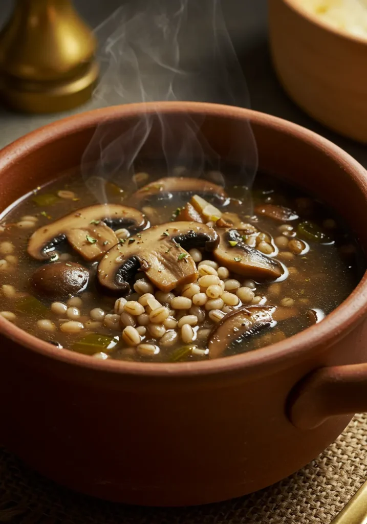 Mushroom Barley Soup