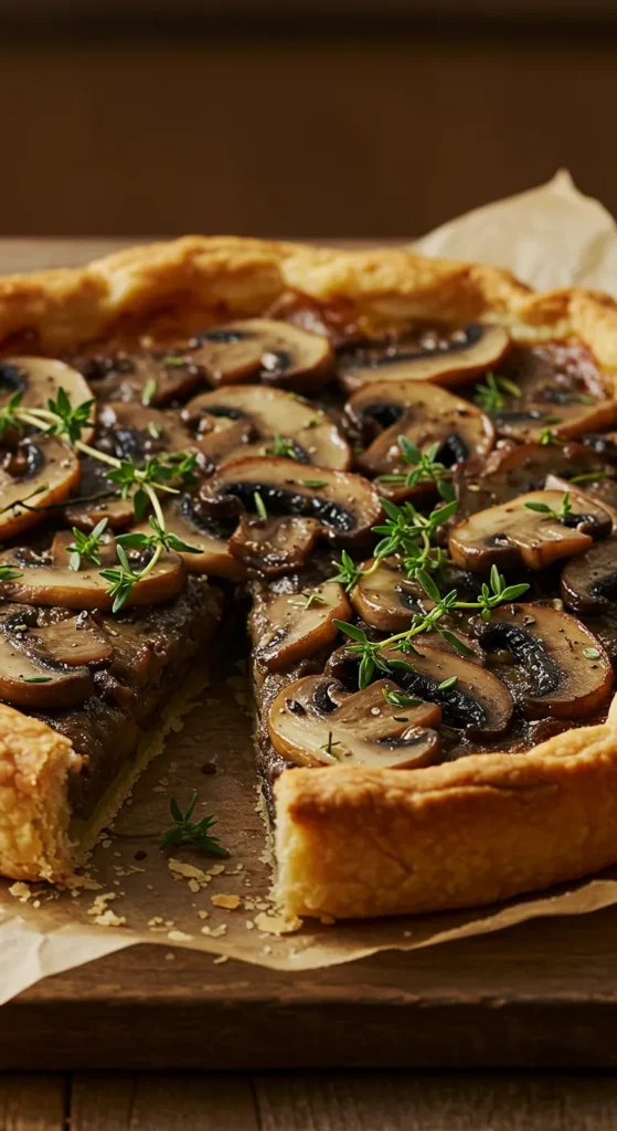 Mushroom and Thyme Tart