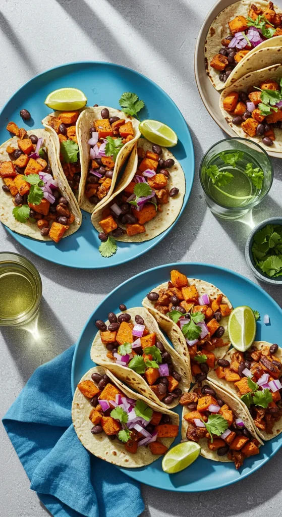 No-Brainer Black Bean & Sweet Potato Tacos