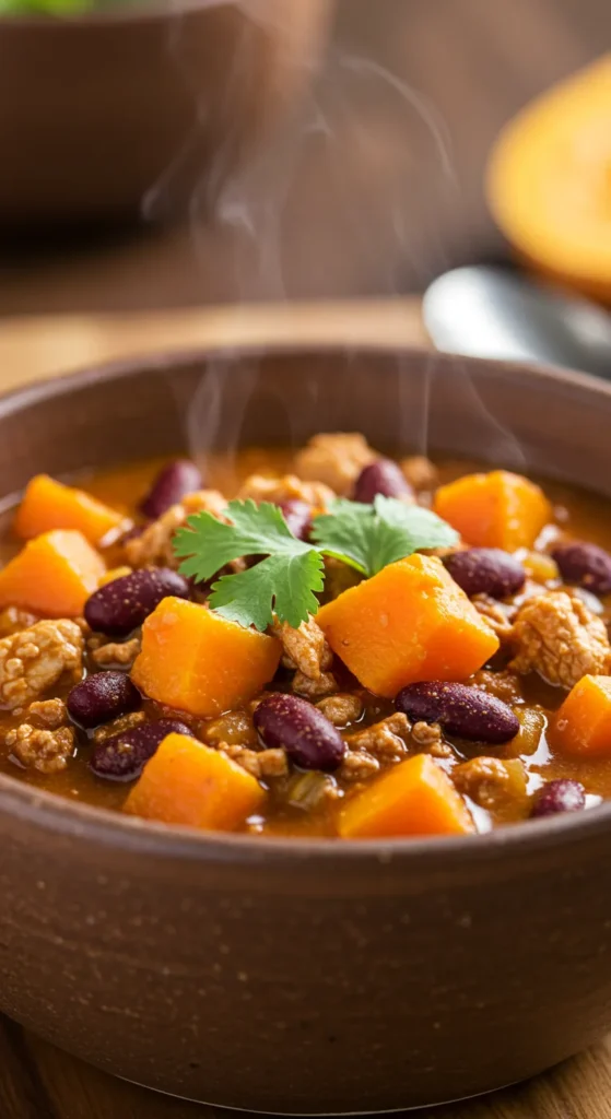 One-Pot Turkey Chili with Pumpkin