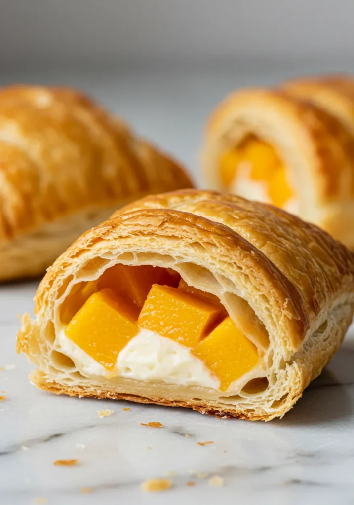 Peach Cream Cheese Puff Pastry Recipe