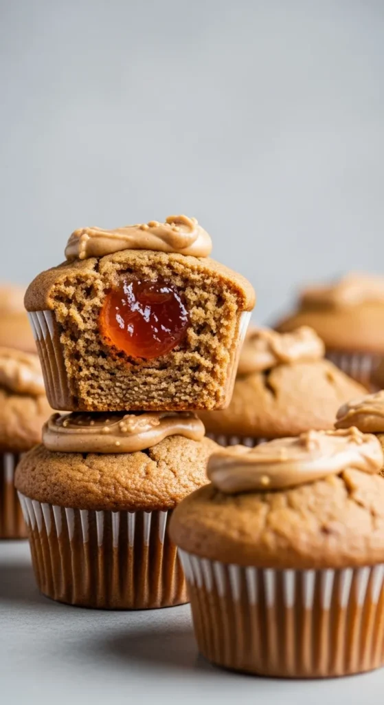 Peanut Butter Jelly Muffins Recipe