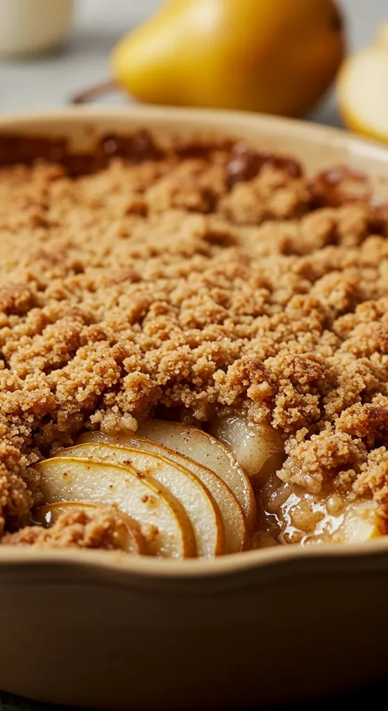 Pear Ginger Crisp