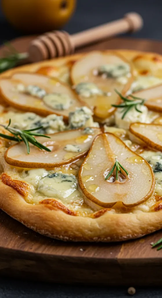 Pear Gorgonzola Flatbread