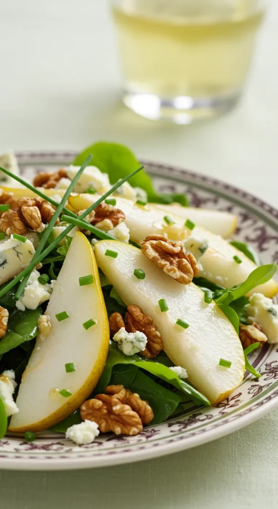 Pear and Walnut Salad