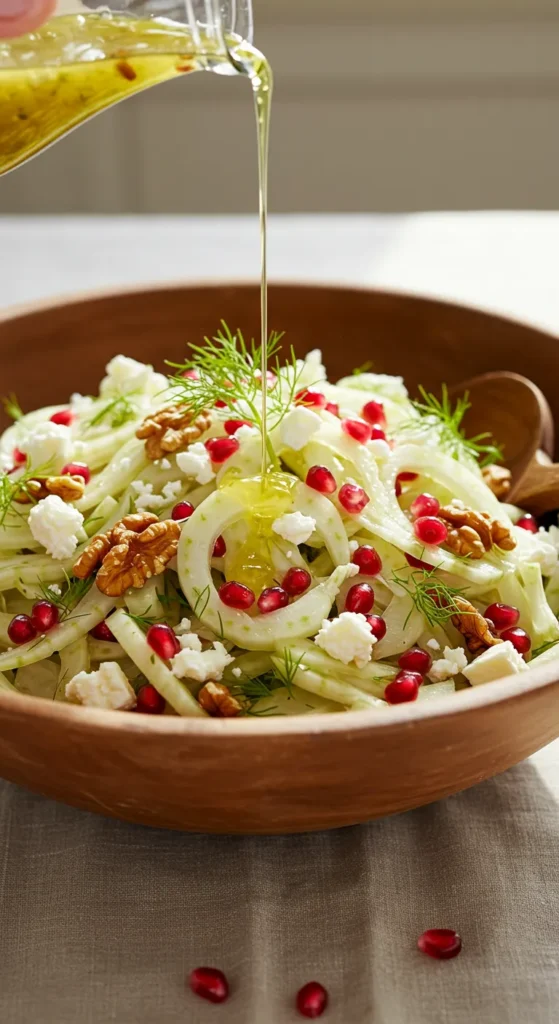 Pomegranate and Fennel Crunch Salad