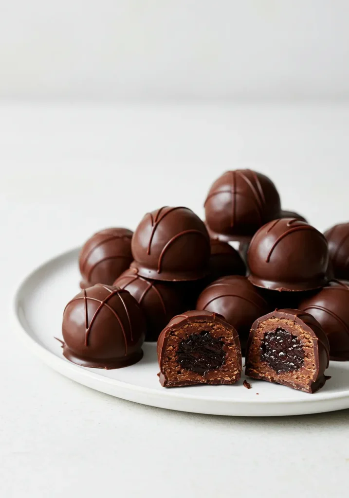 Prune Stuffed Truffles Recipe