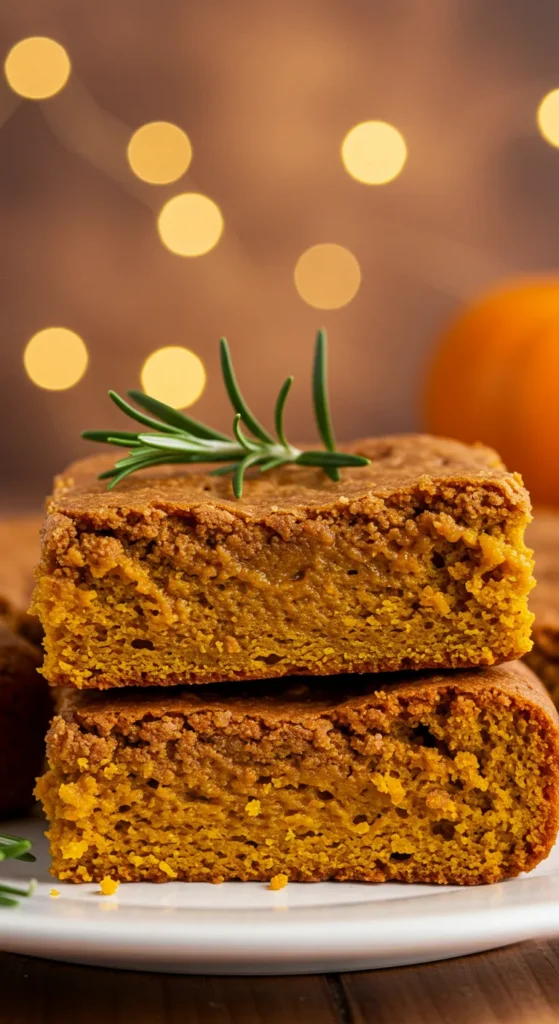 Pumpkin Spice Blondies