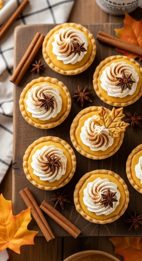 Pumpkin Spice Mini Tarts