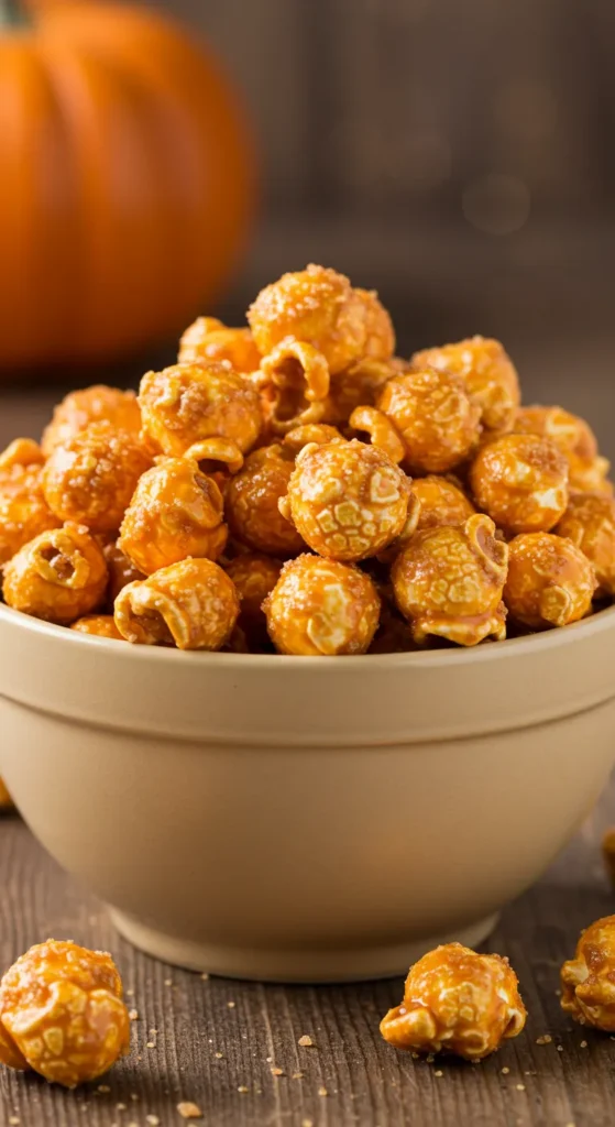 Pumpkin Spice Popcorn Crunch