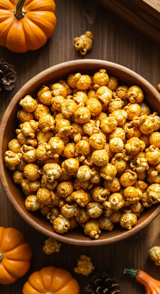 Pumpkin Spice Popcorn Mix