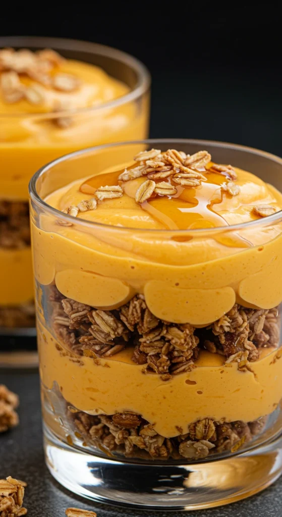 Pumpkin Spice Yogurt Parfait