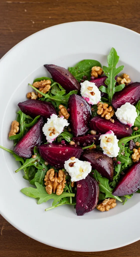 Roasted Beet & Goat Cheese Salad