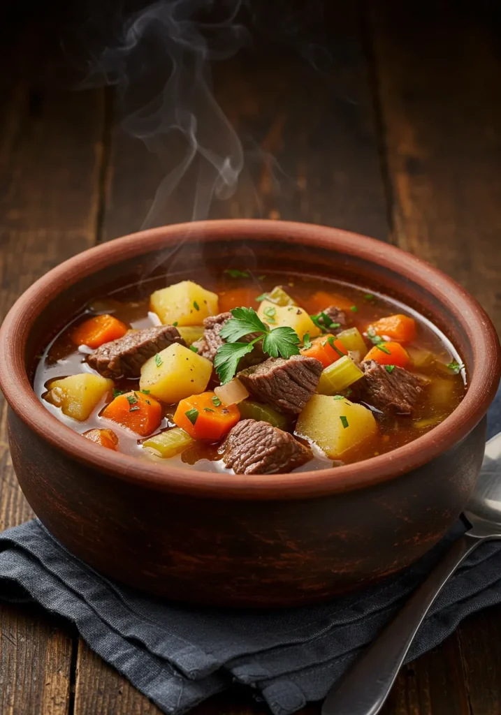 Rustic Beef and Vegetable Soup