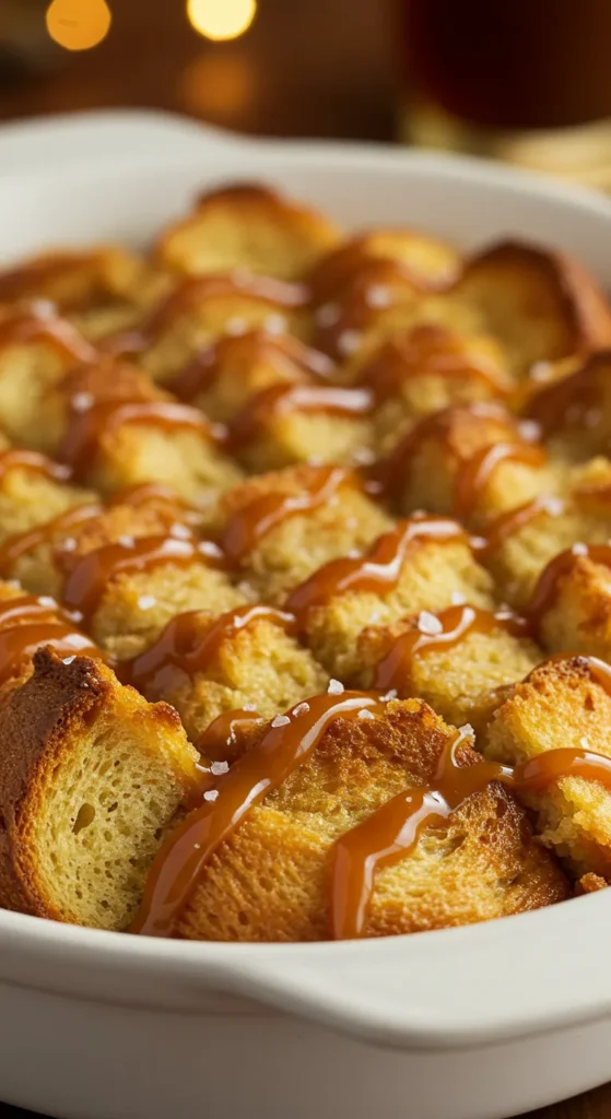 Salted Caramel Bread Pudding