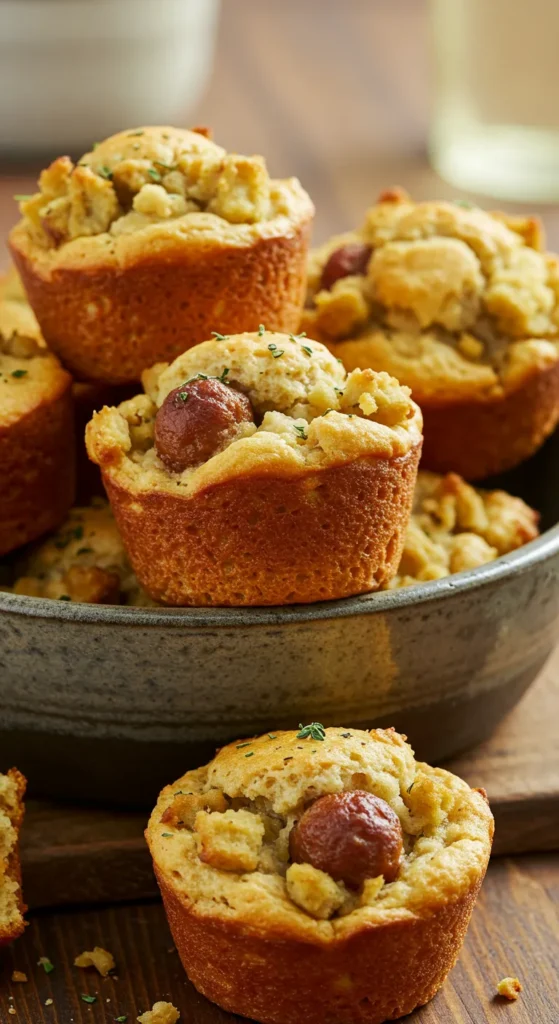 Sausage and Stuffing Muffins
