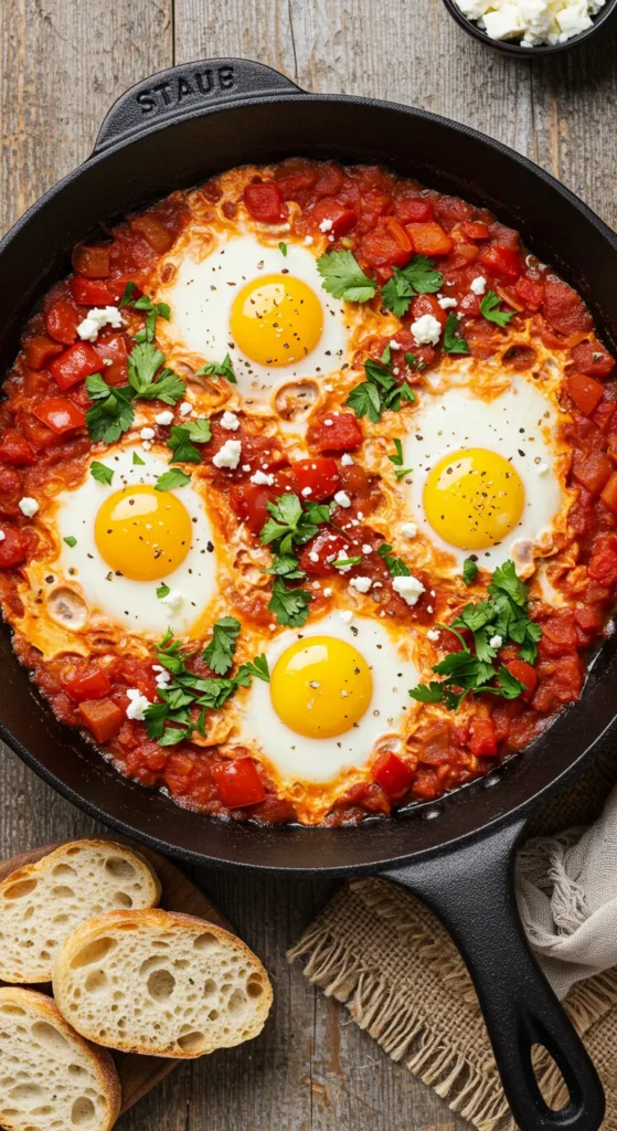 Shakshuka (Eggs in Spiced Tomato Sauce)
