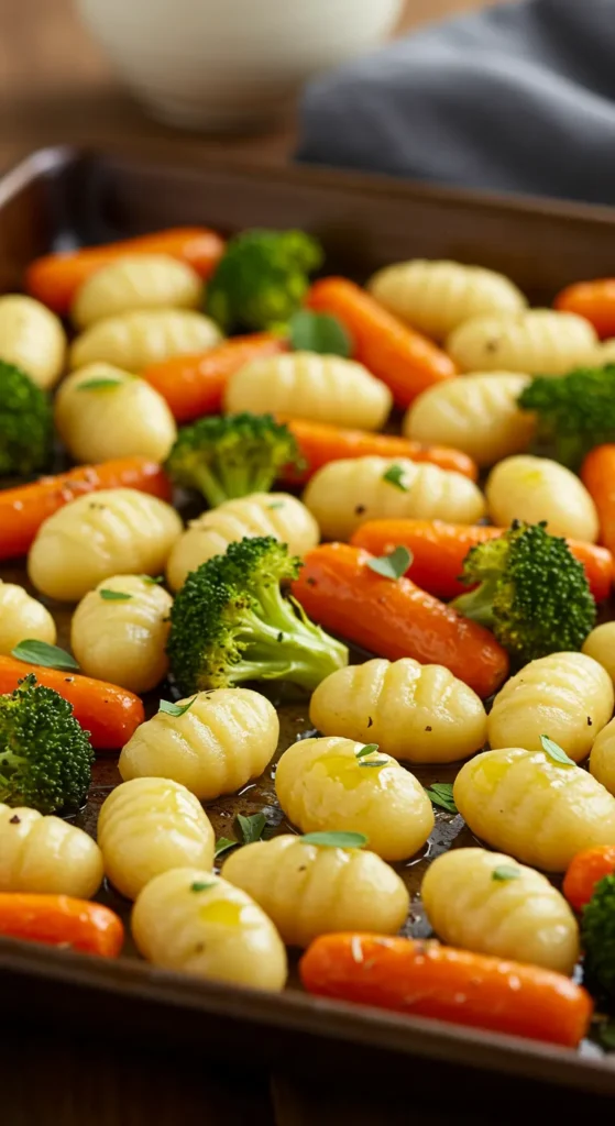 Sheet-Pan Gnocchi with Roasted Veggies