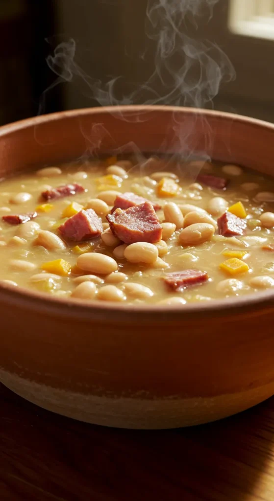 Smoky Ham and White Bean Soup