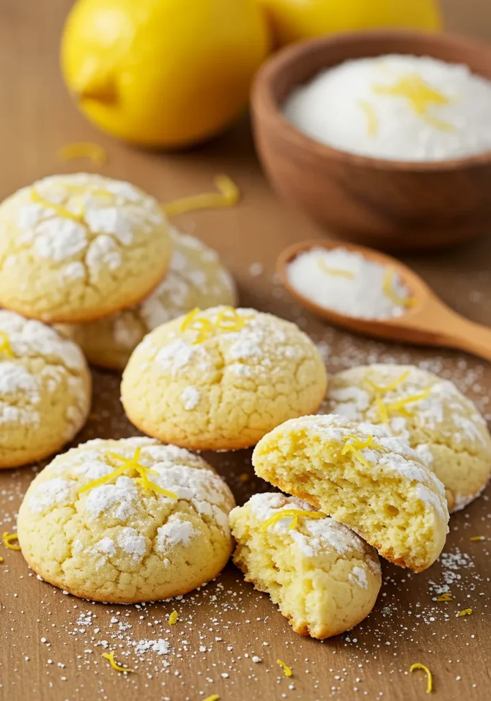 Soft Lemon Cookies with a Sweet Recipe