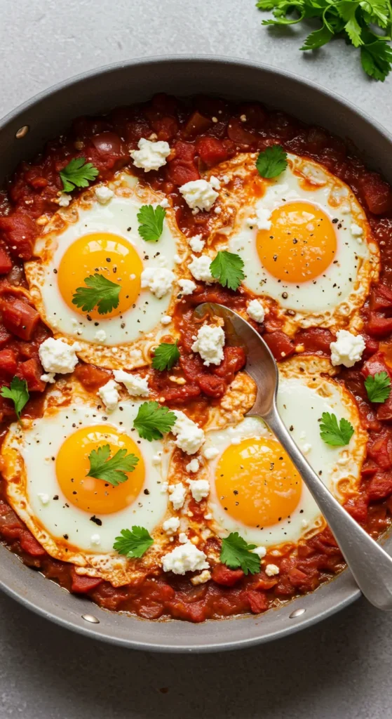 Speedy Shakshuka with Feta