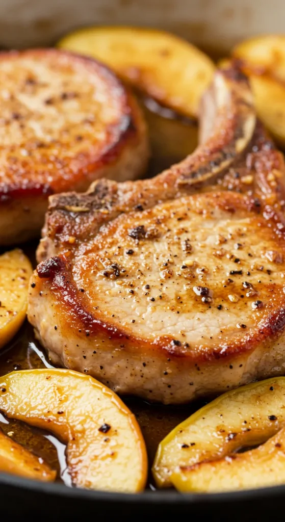 Spiced Apple Pork Chops