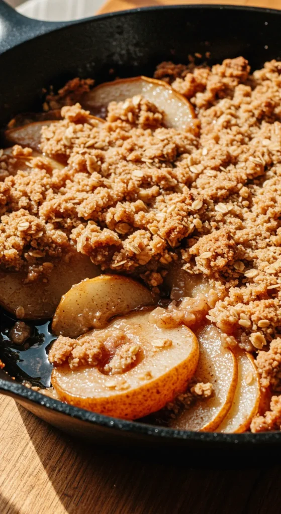Spiced Pear Crisp