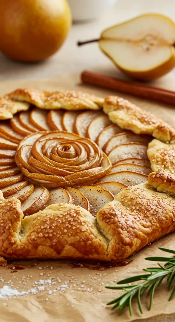 Spiced Pear Galette