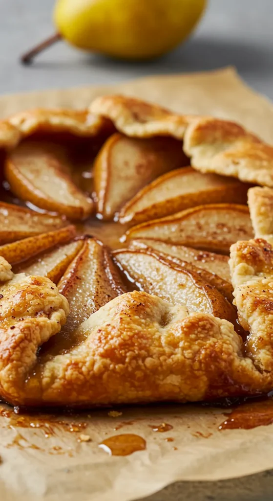 Spiced Pear Galette