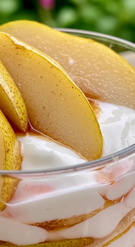 Spiced Pear and Yogurt Parfaits