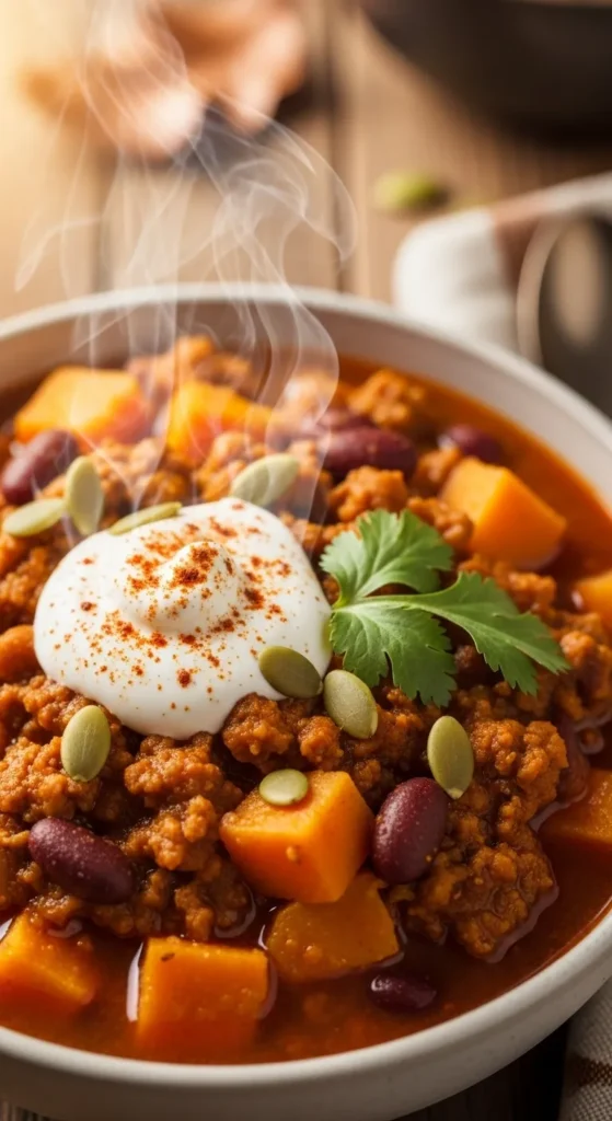 Spiced Pumpkin Chili (Yes, Chili!)